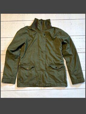 ROXY Women's Olive Green Jacket - Size Large